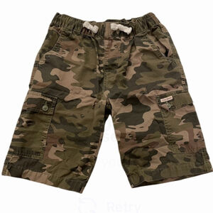 Lucky Brand Cotton Camouflage Cargo Boys Shorts Large